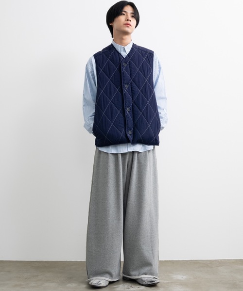 「SINSS」 スウェットパンツ LARGE チャコール メンズ_画像8