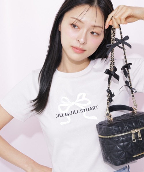 tシャツ 「RIBBONシリーズ」フロントロゴＴシャツ オーガニックコットン レディースの画像