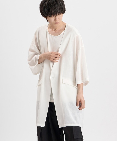 NO ID.（ノーアイディー） ジャケット ノーカラージャケット mj11635
