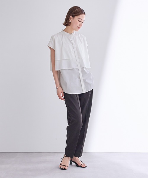 「ur's」 ノースリーブブラウス M ブルー レディース_画像3