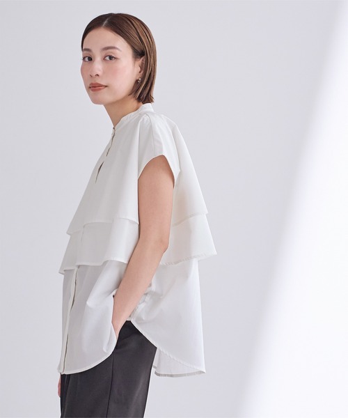 「ur's」 ノースリーブブラウス M ブルー レディース_画像5
