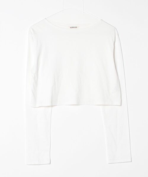 AURALEE ORGANIC COTTON BOAT NECK オーラリー AURALEE（オーラリー） ORGANIC COTTON HIGH GAUGE JERSEY BOAT NECK