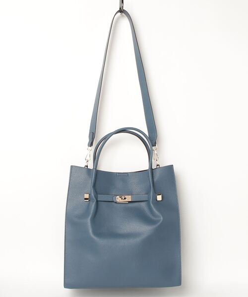 「SHIPS any」 2WAYバッグ ONE SIZE ブルー レディース_画像2
