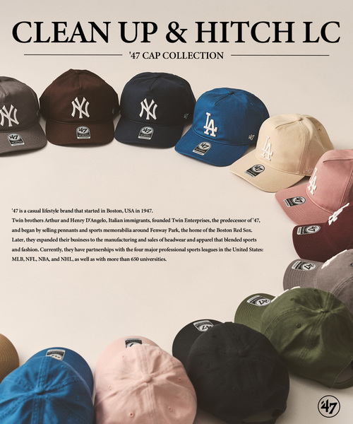 47（フォーティーセブン） キャップ 帽子 47 HITCH LC DODGERS メンズ