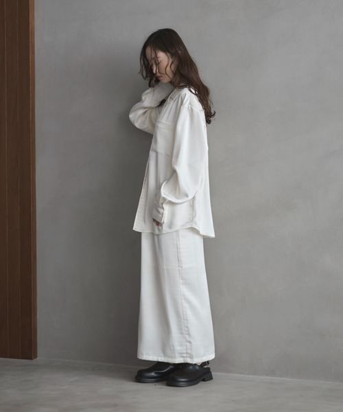 「feepur」 長袖シャツ MEDIUM アイボリー レディース_画像6
