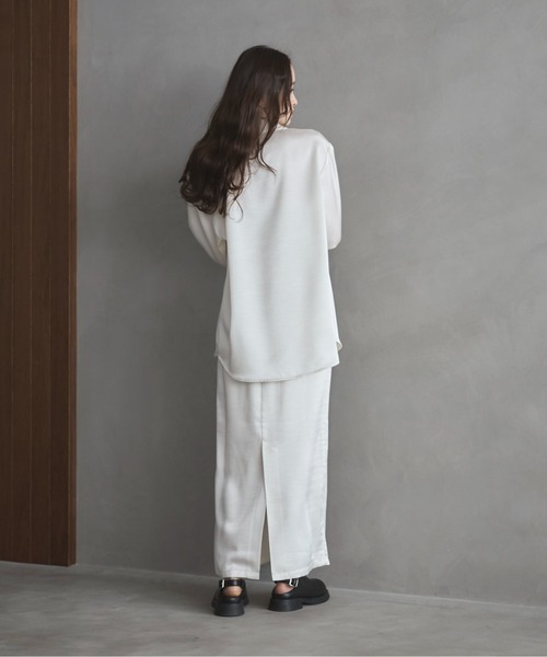 「feepur」 長袖シャツ MEDIUM アイボリー レディース_画像7