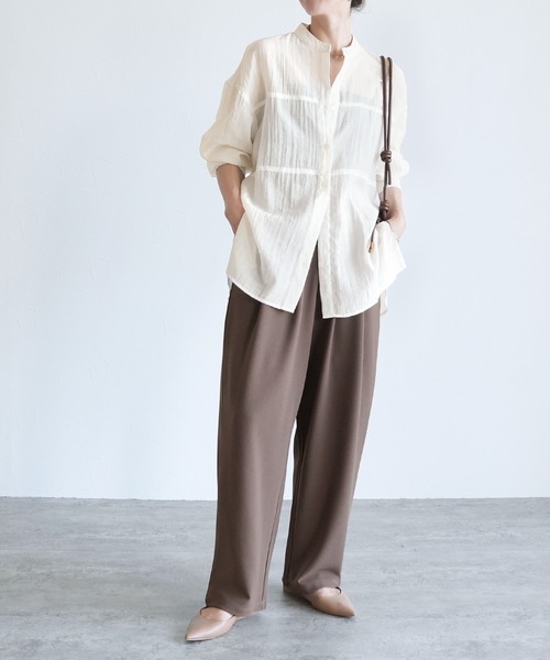 「reca」 スラックス M パープル レディース_画像9