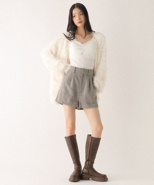 「Heather」 ショートパンツ M グレー レディース_画像5
