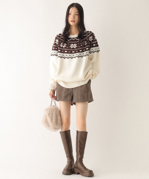 「Heather」 ショートパンツ M グレー レディース_画像7