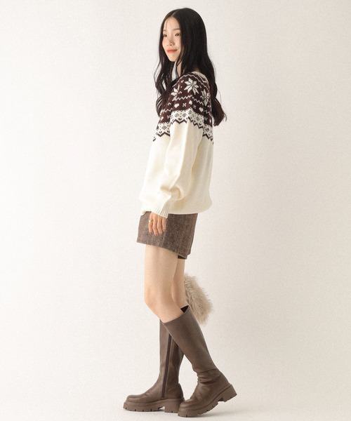 「Heather」 ショートパンツ M グレー レディース_画像9