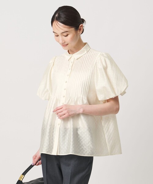 UNITED ARROWS（ユナイテッドアローズ） ブラウス シャツ 半袖 ドット