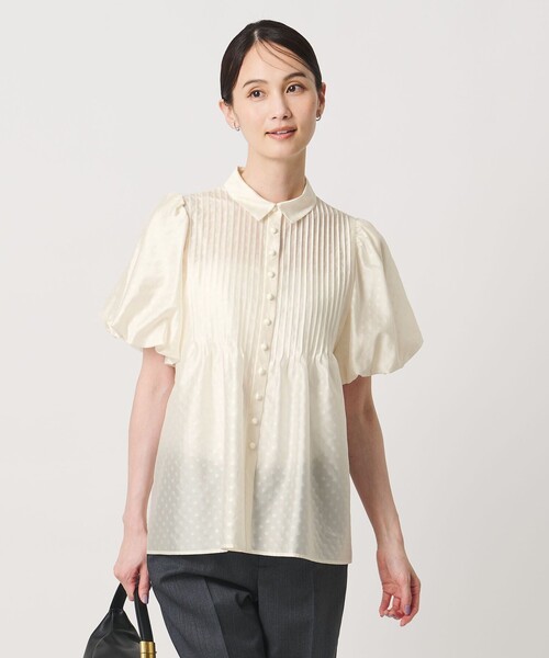 UNITED ARROWS（ユナイテッドアローズ） ブラウス シャツ 半袖 ドット