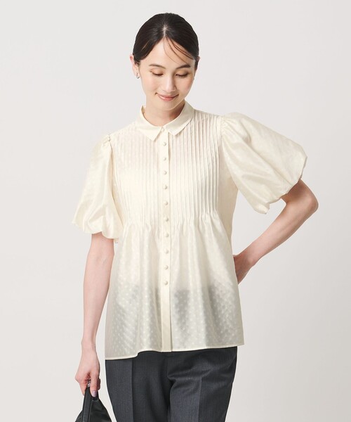 UNITED ARROWS（ユナイテッドアローズ） ブラウス シャツ 半袖 ドット