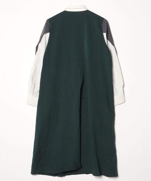 「179/WG」 シャツワンピース MEDIUM グリーン レディース_画像2