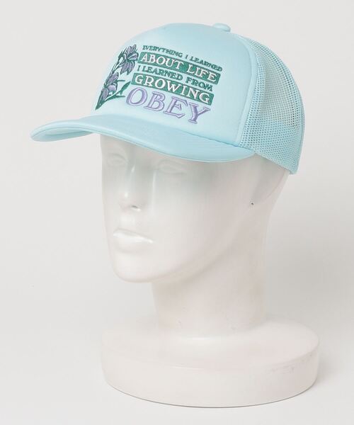 「OBEY」 メッシュキャップ ONE SIZE ブラック メンズ_画像4