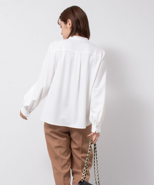 「NOLLEY'S」 長袖ブラウス 36 オフホワイト レディース_画像3