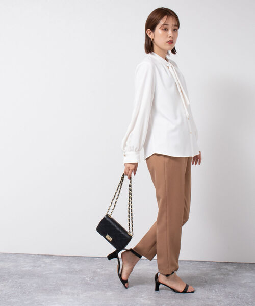 「NOLLEY'S」 長袖ブラウス 36 オフホワイト レディース_画像5