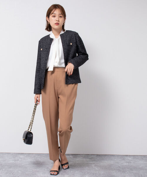 「NOLLEY'S」 長袖ブラウス 36 オフホワイト レディース_画像8