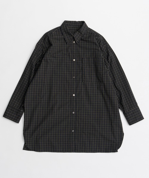 MAISON SPECIAL ランダムチェックオーバーシャツ Random Checkered 