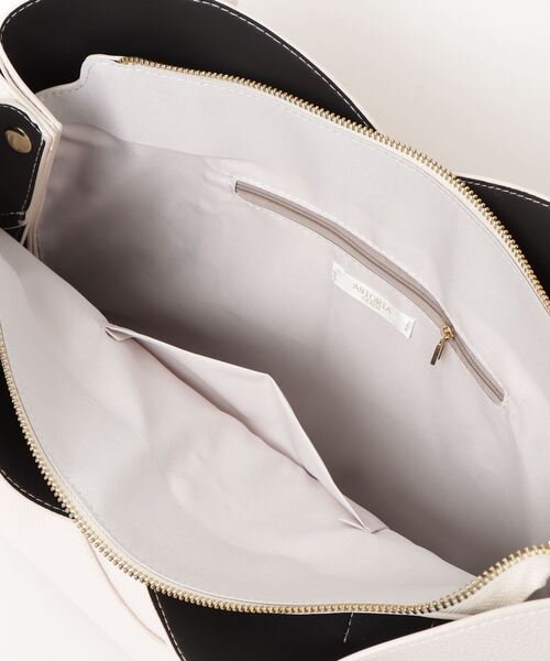 「ASTORIA ODIER」 トートバッグ MEDIUM アイボリー レディース_画像6