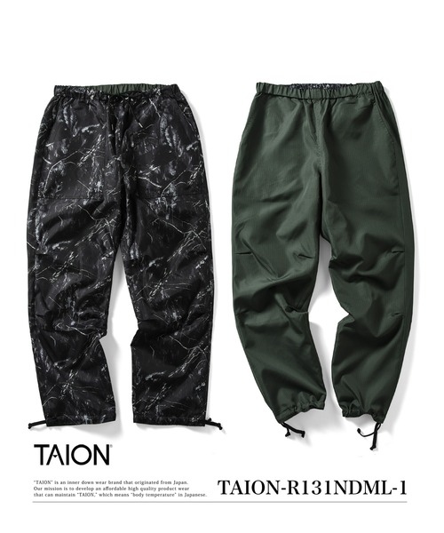「TAION」 イージーパンツ M グリーン メンズ_画像4