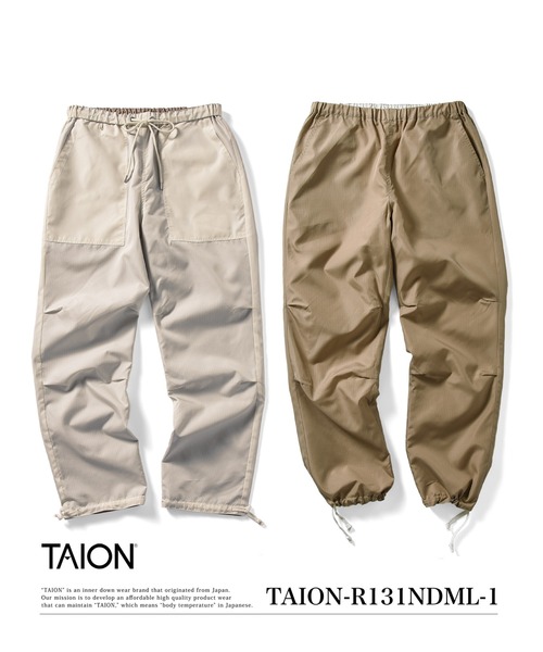 「TAION」 イージーパンツ M グリーン メンズ_画像5