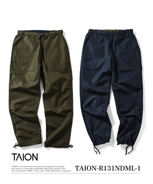 「TAION」 イージーパンツ M グリーン メンズ_画像7