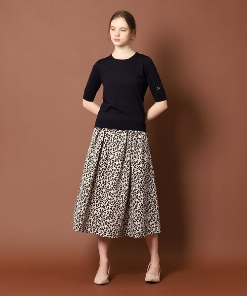 「DRESSTERIOR」 フレアスカート 36 ブラウン レディース_画像9