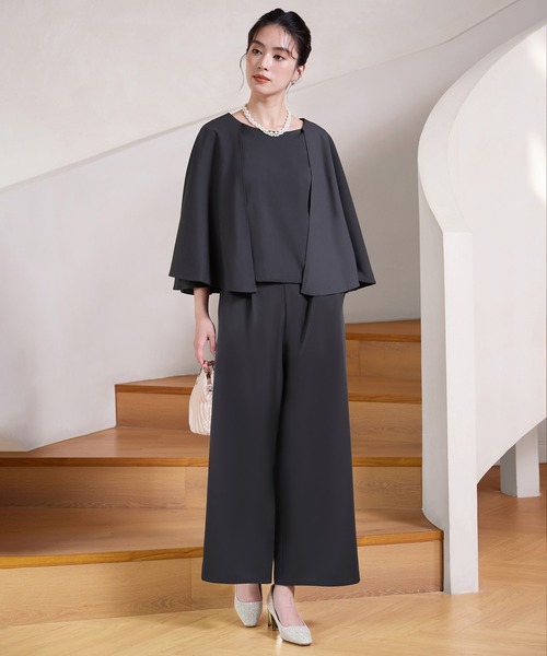 DRESS+ レディーススーツ セットアップ パンツスーツ