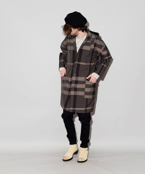 NO ID.（ノーアイディー） コート ジャケット 「NO ID.」Big Check
