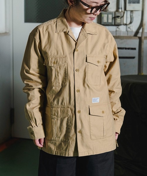 GORDON MILLER（ゴードンミラー） シャツ C/R バックサテン Military