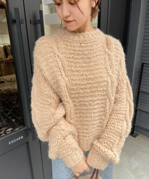 ニット ローゲージハンドケーブルニット :58857473:ZOZOTOWN Yahoo!店