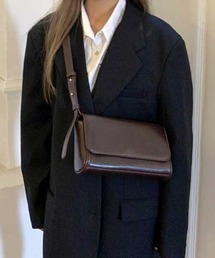 asoboze ブラック ミニマルショルダーバッグ Mangrove ショルダーバッグ バッグ シンプルミニマルショルダー