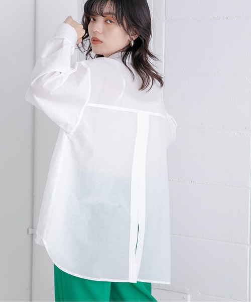 Eimee Law（エイミーロウ） シャツ ブラウス ビッグポケット ペーパー
