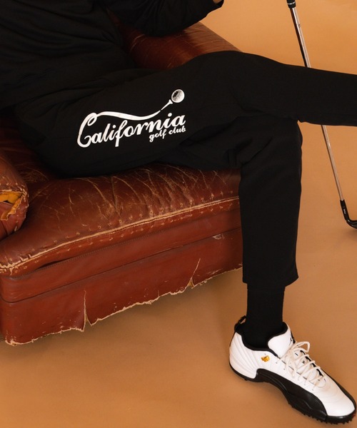 ゴルフ　ナイロンパンツ　#Re:room ブラック (RCGC) Re:room California Golf Club パンツ CGCビッグプリント