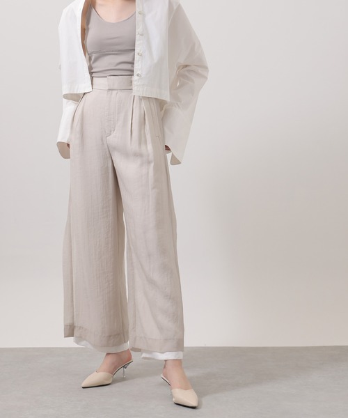 新品 &g'aime レイヤードパンツ &g'aime｜アンジェムのパンツ通販 - ZOZOTOWN