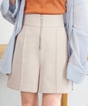 パンツ 「2サイズ展開」フロントジップハイウェ...の詳細画像1