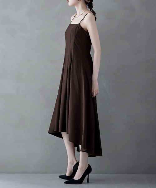 【値下げしました】etoll ドレス etoll.（エトル） ドレス ドットチュール レイヤードドレスワンピース