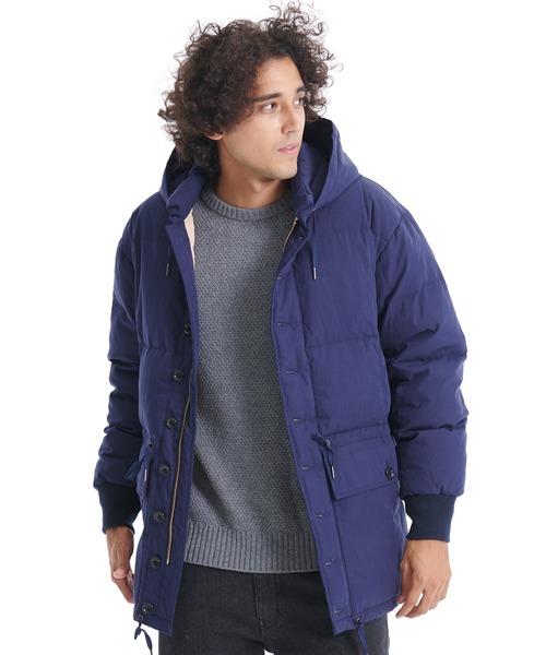 Eddie Bauer ダウン ジャケット ブルゾン ロゴ 刺繍 ブラック M 中古・古着通販】Eddie Bauer (エディーバウアー) JJJJound