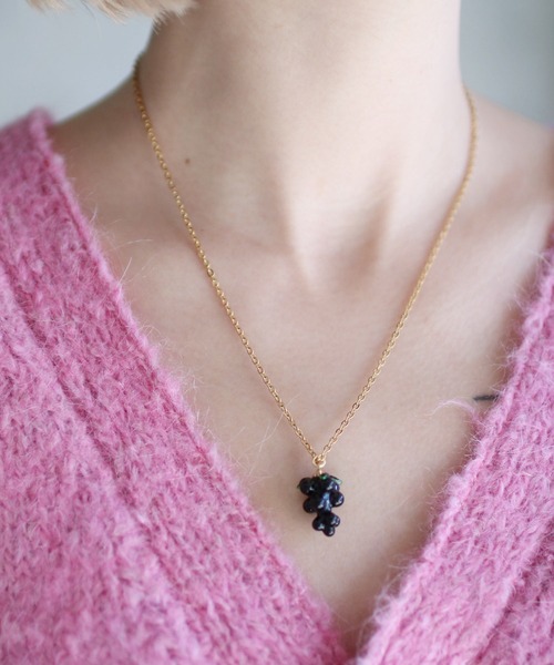 NINFA handmade ネックレス Simple Chain-Grape レディース