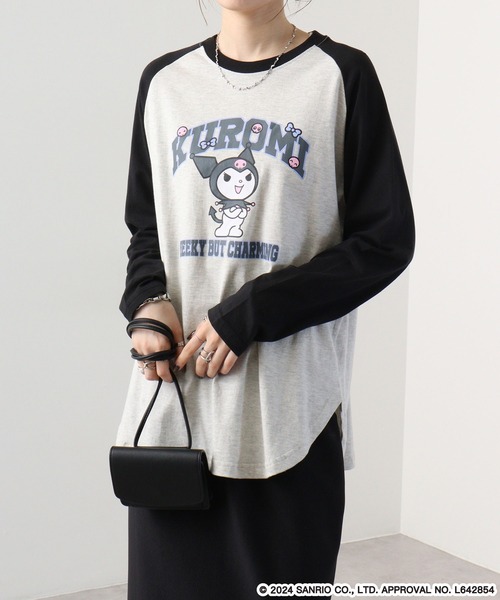 sanrio tシャツ Sanrio characters ラグラン長袖Tシャツ バッド