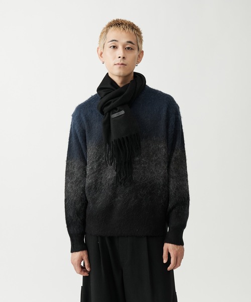 SINSS セーター ニット Wool blend gradation knit / ウールブレンド