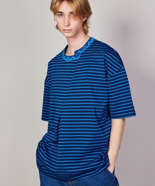 COMME des GARCONS SHIRT アシンメトリーボーダーカットソー rehacer（レアセル） tシャツ : Asymmetry Border CS / アシンメトリー