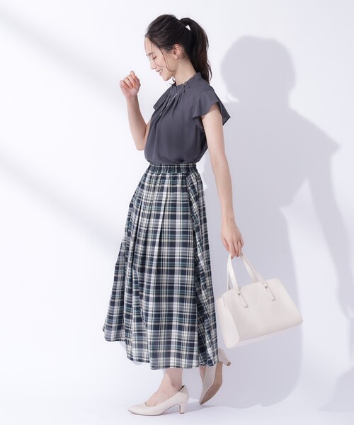 ブラウス シャツ 前開きフレンチタックシャツ レディース 前開きフレンチタックシャツ | FREDY & GLOSTER(フレディ アンド