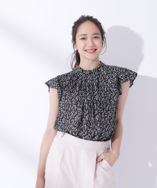 ブラウス シャツ 前開きフレンチタックシャツ レディース 前開きフレンチタックシャツ | FREDY & GLOSTER(フレディ アンド