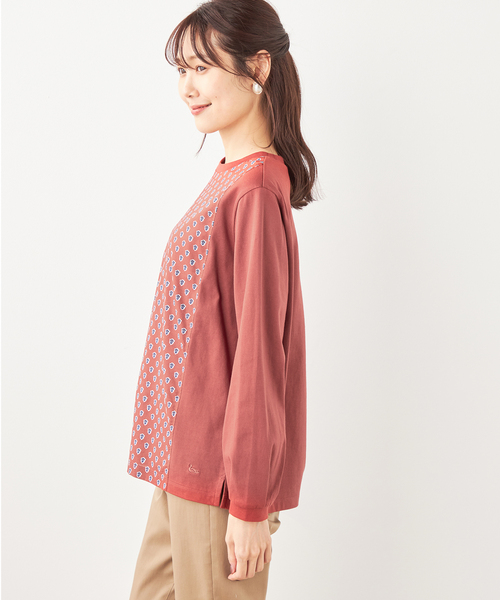 DECOY SINCE 1981 tシャツ 「les OLIVADES」布帛切り替えプル