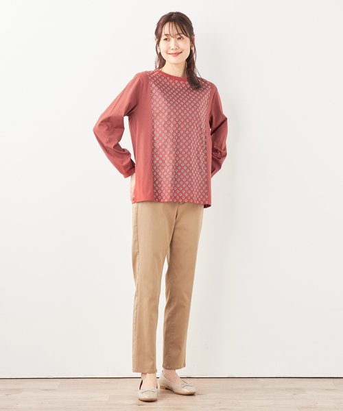 DECOY SINCE 1981 tシャツ 「les OLIVADES」布帛切り替えプル