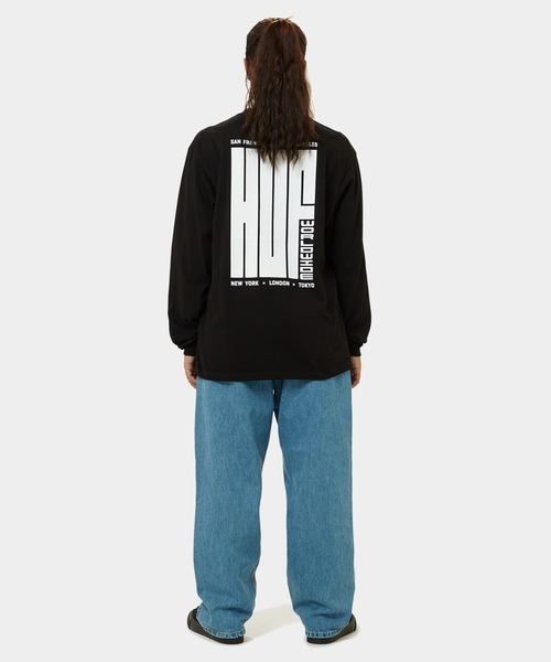 HUF tシャツ BIG BLOCK LS TEE / ハフ ヘビーウェイト ロング