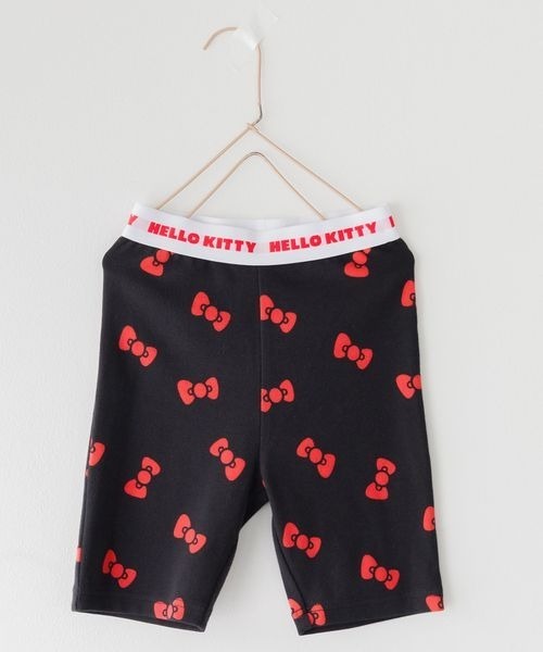 LOWRYS FARM パンツ 「HELLO KITTY」プリントサイクルパンツ