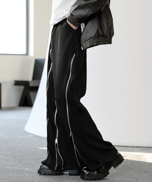 2023モデル【完売品】RELAX TROUSERS パンツ 「FVLMEN」zip design relax Pants/ジップデザイン